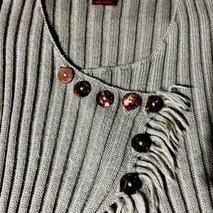 Baby Alpaca green sweater.  Worn once. Size M 💯 baby alpaca